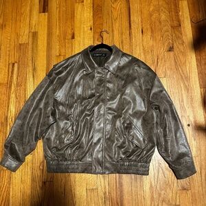 Princess Polly // (Lioness) Kenny Bomber - Chocolate Size M